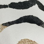 Chanel Scarf CC Logo Camellia Silk Beige Black
