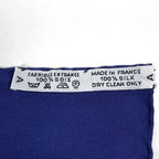 Hermes Carre 90 Marine Et Cavalerie Scarf Sea and Cavalry Silk Navy Multicolor