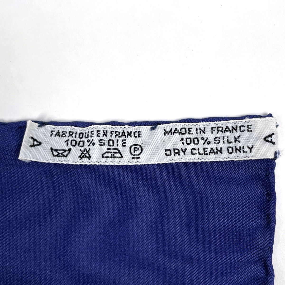 Hermes Carre 90 Marine Et Cavalerie Scarf Sea and Cavalry Silk Navy Multicolor