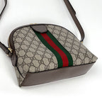 Gucci Shoulder Bag Ophidia GG Double Supreme Brown
