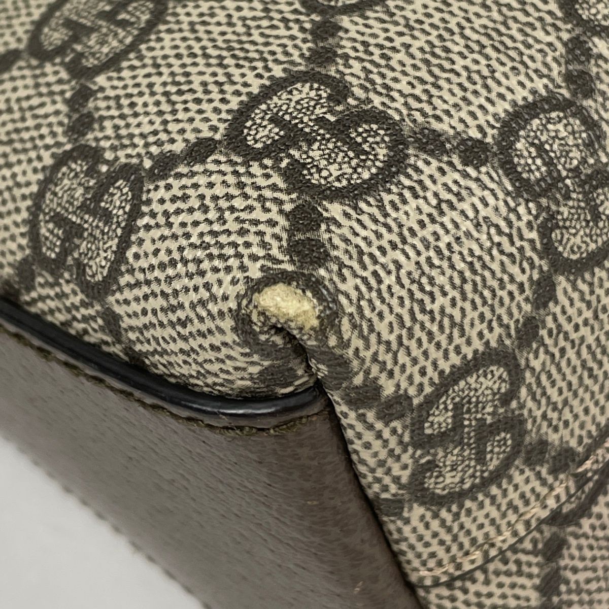 Gucci Shoulder Bag Ophidia GG Double Supreme Brown