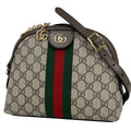 Gucci Shoulder Bag Ophidia GG Double Supreme Brown