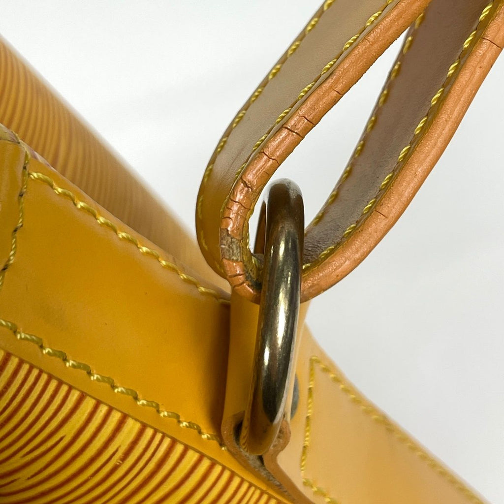 Louis Vuitton Noe Shoulder Bag Drawstring Epi Tassiri Yellow