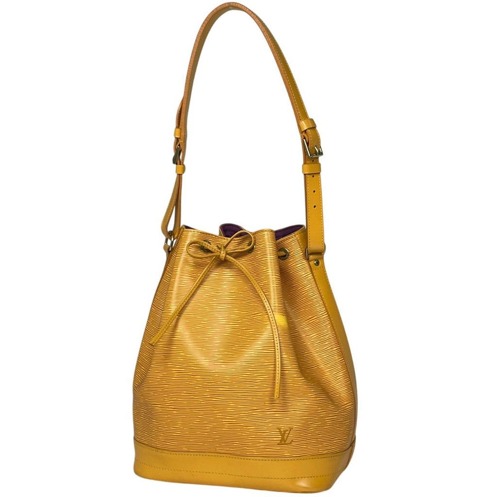Louis Vuitton Noe Shoulder Bag Drawstring Epi Tassiri Yellow