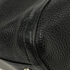 Gucci Tote Bag Soho Fringe Interlocking Leather Black