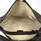 Bottega Veneta Shoulder Bag Intrecciato Leather Brown