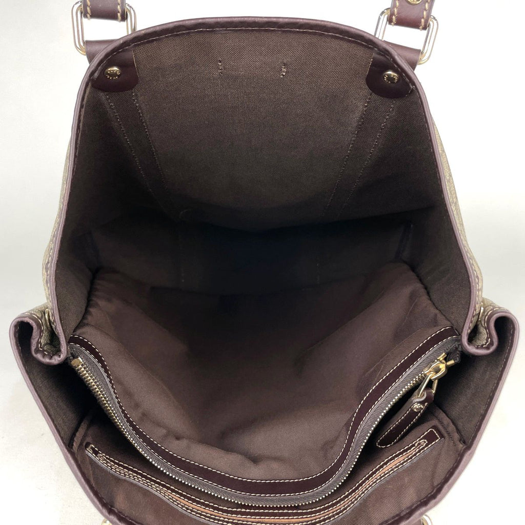 Gucci Tote Bag GG Pattern Brown