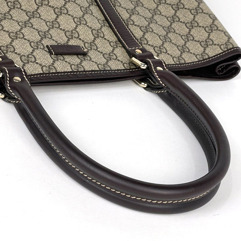 Gucci Tote Bag GG Pattern Brown