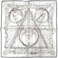 Hermes Petit Carre la Musique Des Spheres Scarf Music Played by Gavroche Silk