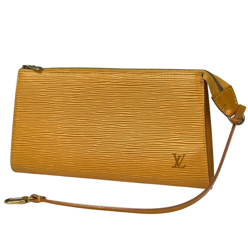 Louis Vuitton Pochette Pouch Epi Tassiri Yellow