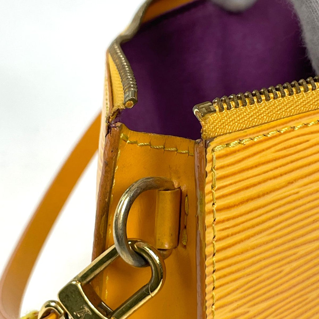Louis Vuitton Pochette Pouch Epi Tassiri Yellow