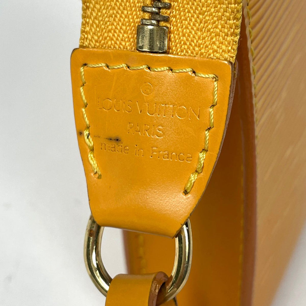 Louis Vuitton Pochette Pouch Epi Tassiri Yellow