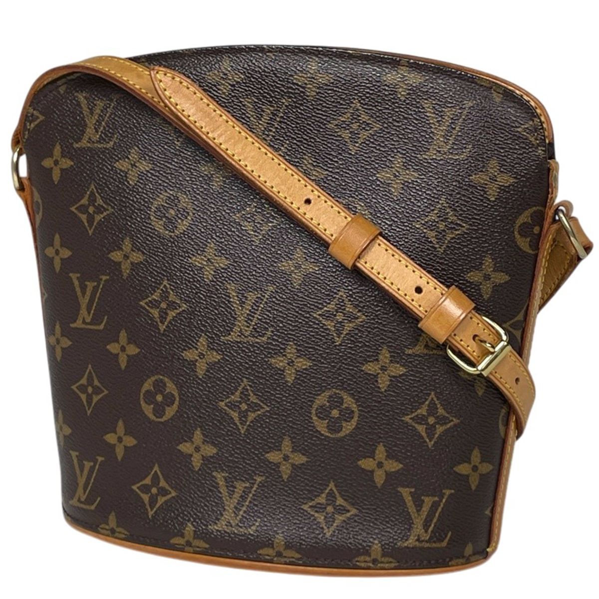 Louis Vuitton Drew Shoulder Bag Monogram Brown