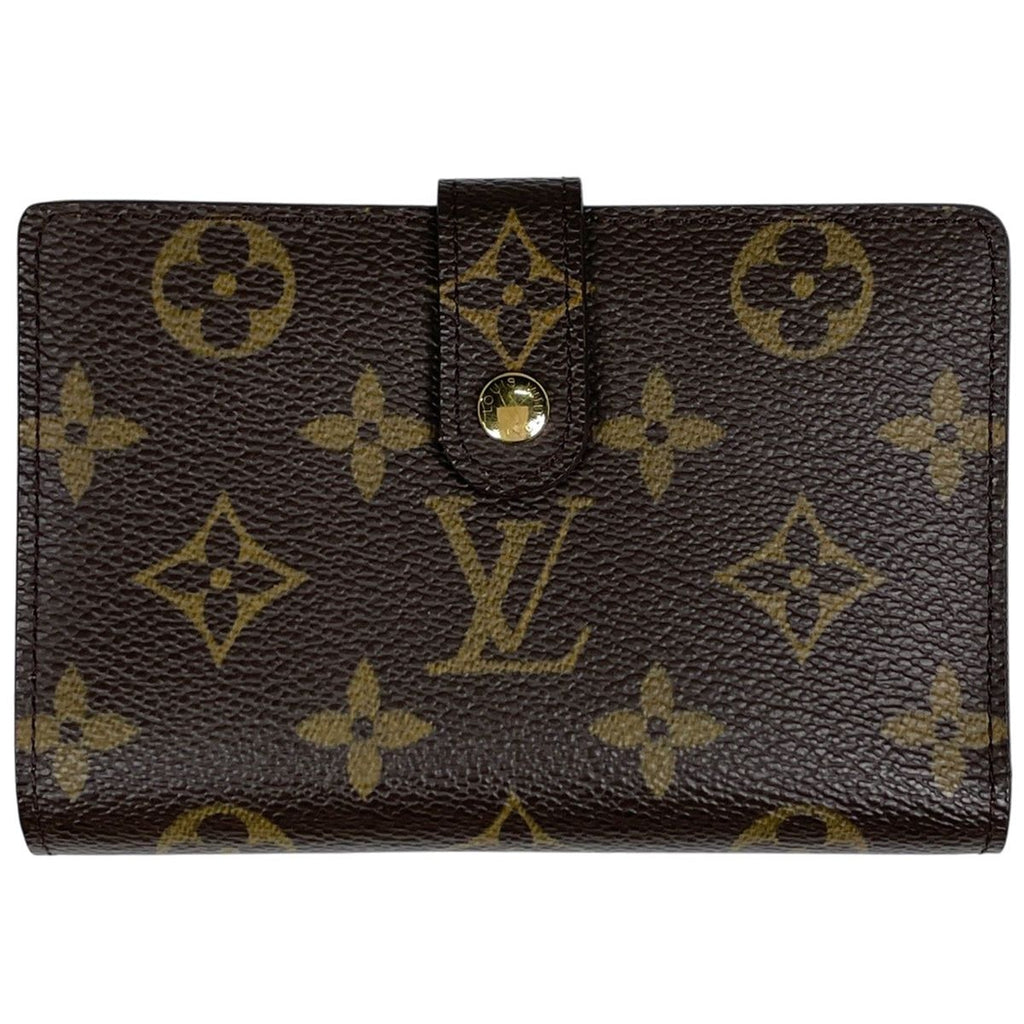 Louis Vuitton Porte Monet Billets Viennois Bifold Wallet Kiss Lock Monogram
