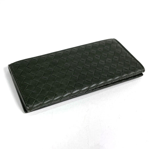 Bottega Veneta Wallet Intrecciato Bifold Leather Green