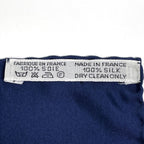 Hermes Carre 90 Brazil Detail Scarf Silk Navy Black Multicolor