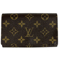Louis Vuitton Porte Monet Billets Tresor Bifold Wallet Monogram Brown
