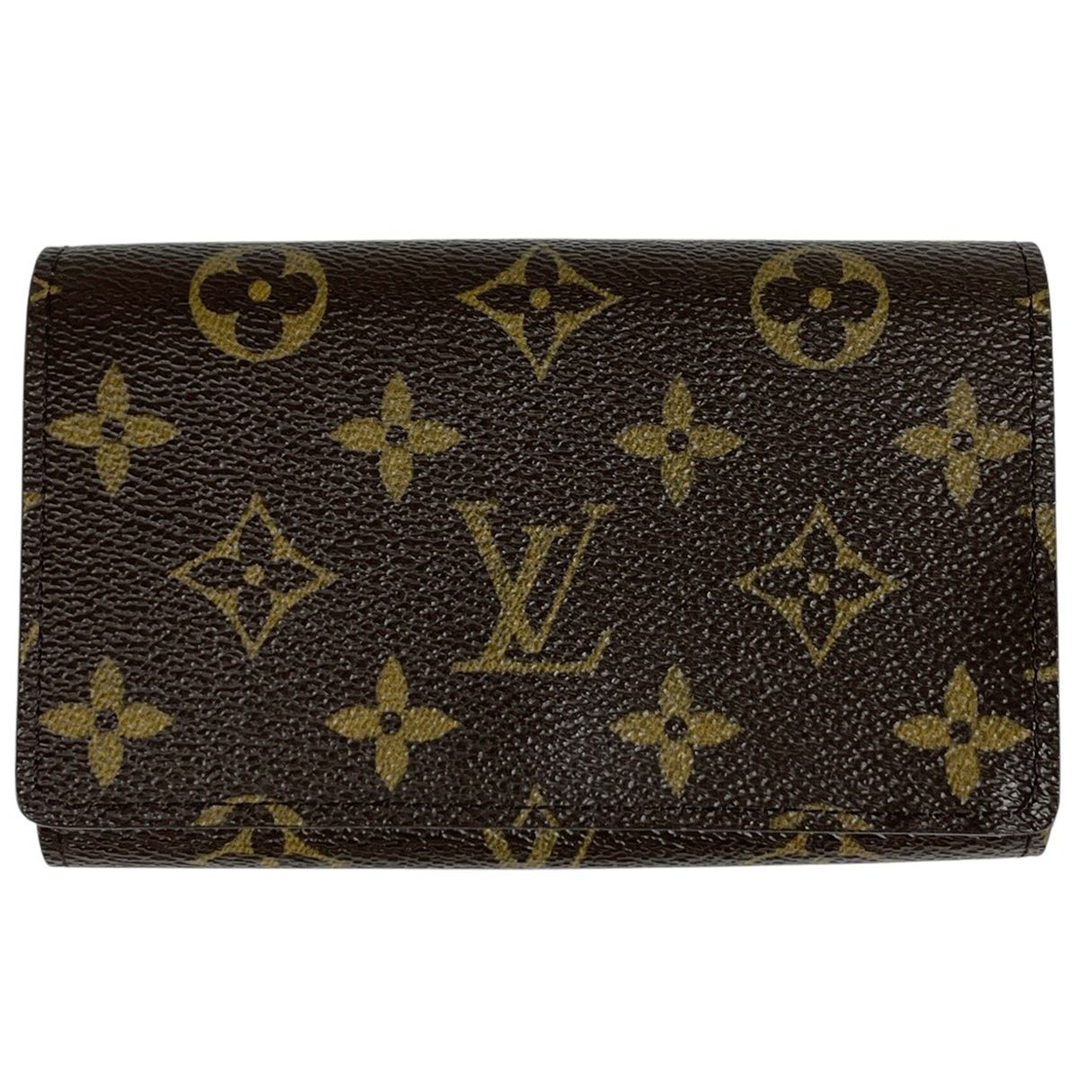 Louis Vuitton Porte Monet Billets Tresor Bifold Wallet Monogram Brown