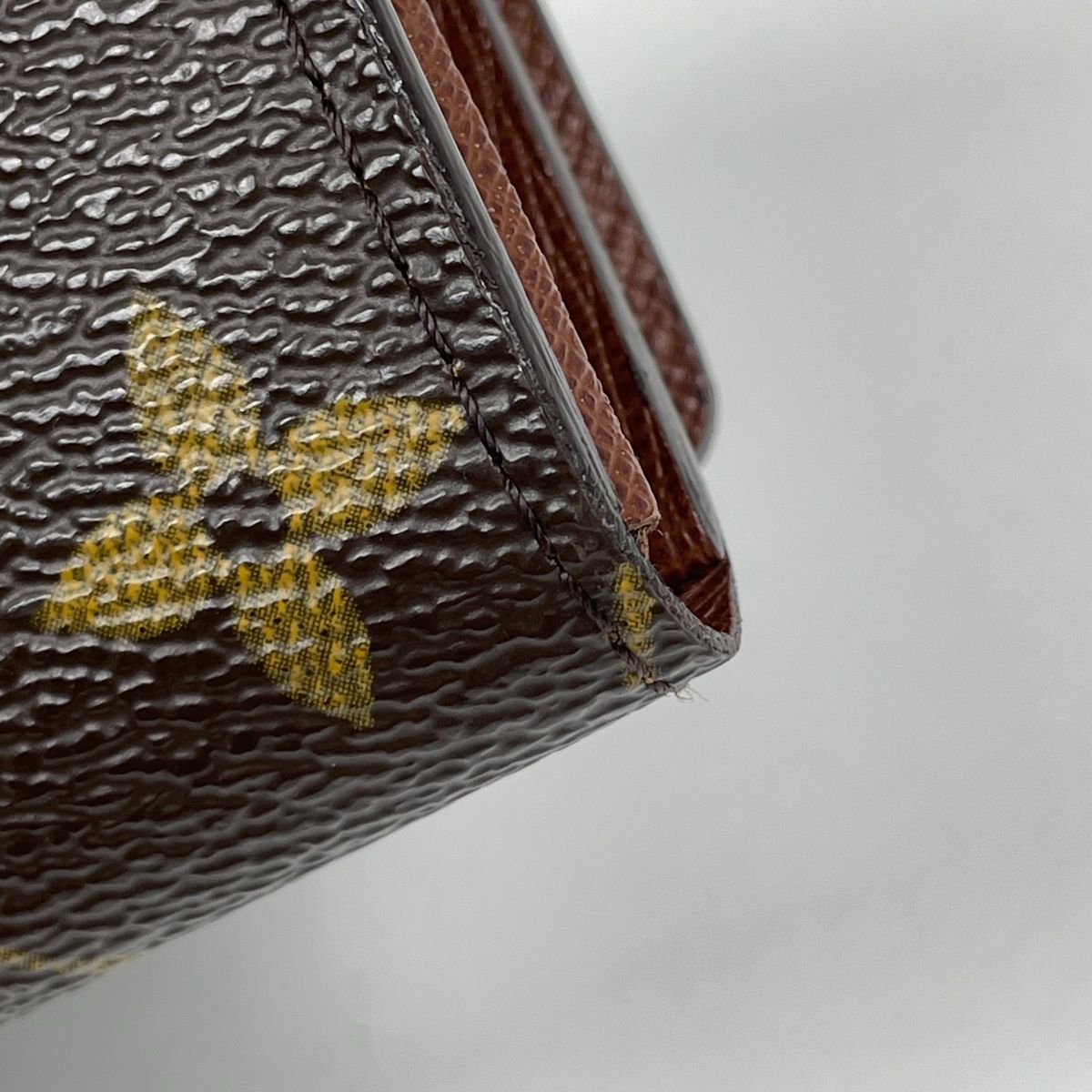 Louis Vuitton Porte Monet Billets Tresor Bifold Wallet Monogram Brown