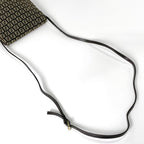 Fendi Shoulder Bag Zucchino Pattern Canvas Brown