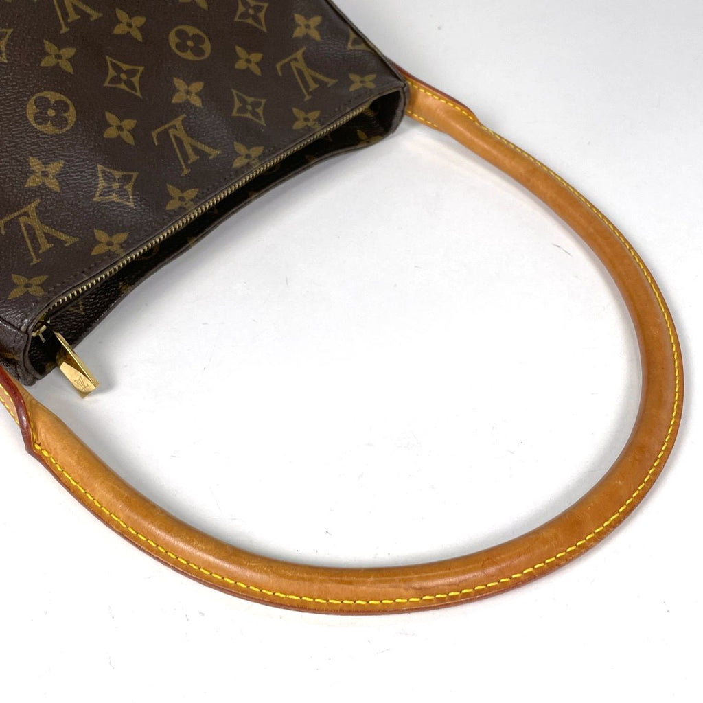 Louis Vuitton Looping MM Shoulder Bag Monogram Brown