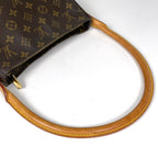 Louis Vuitton Looping MM Shoulder Bag Monogram Brown