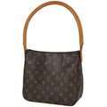 Louis Vuitton Looping MM Shoulder Bag Monogram Brown