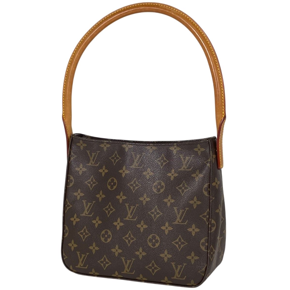 Louis Vuitton Looping MM Shoulder Bag Monogram Brown