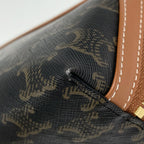 Celine Makeup Pouch Triomphe Brown