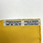 Hermes Carre 90 Concerto Scarf Silk Yellow Multicolor