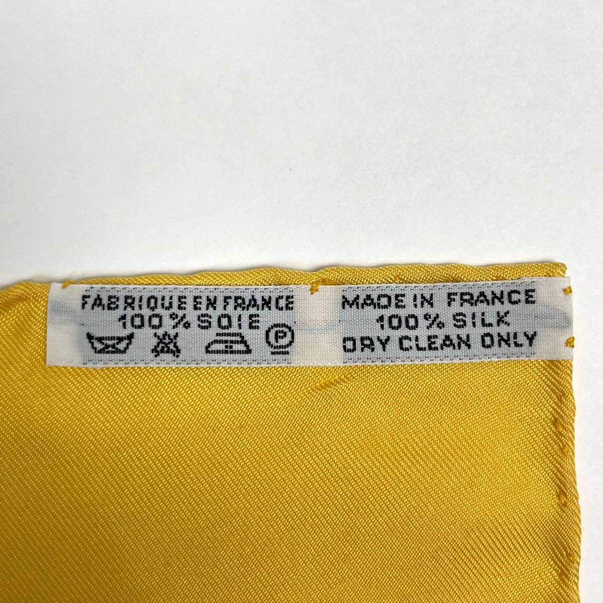 Hermes Carre 90 Concerto Scarf Silk Yellow Multicolor