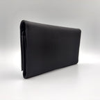 Prada Tessuto Nylon Black Wallet Silver