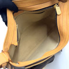 Louis Vuitton Hudson GM Monogram Leather Brown Light Shoulder Bag Gold