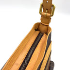 Louis Vuitton Hudson GM Monogram Leather Brown Light Shoulder Bag Gold