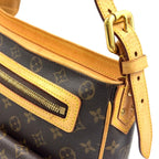Louis Vuitton Hudson GM Monogram Leather Brown Light Shoulder Bag Gold