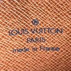 Louis Vuitton Zippy Coin Purse Monogram Leather Brown Case Gold
