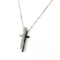 Gucci Diamond Separate Cross Necklace Pave