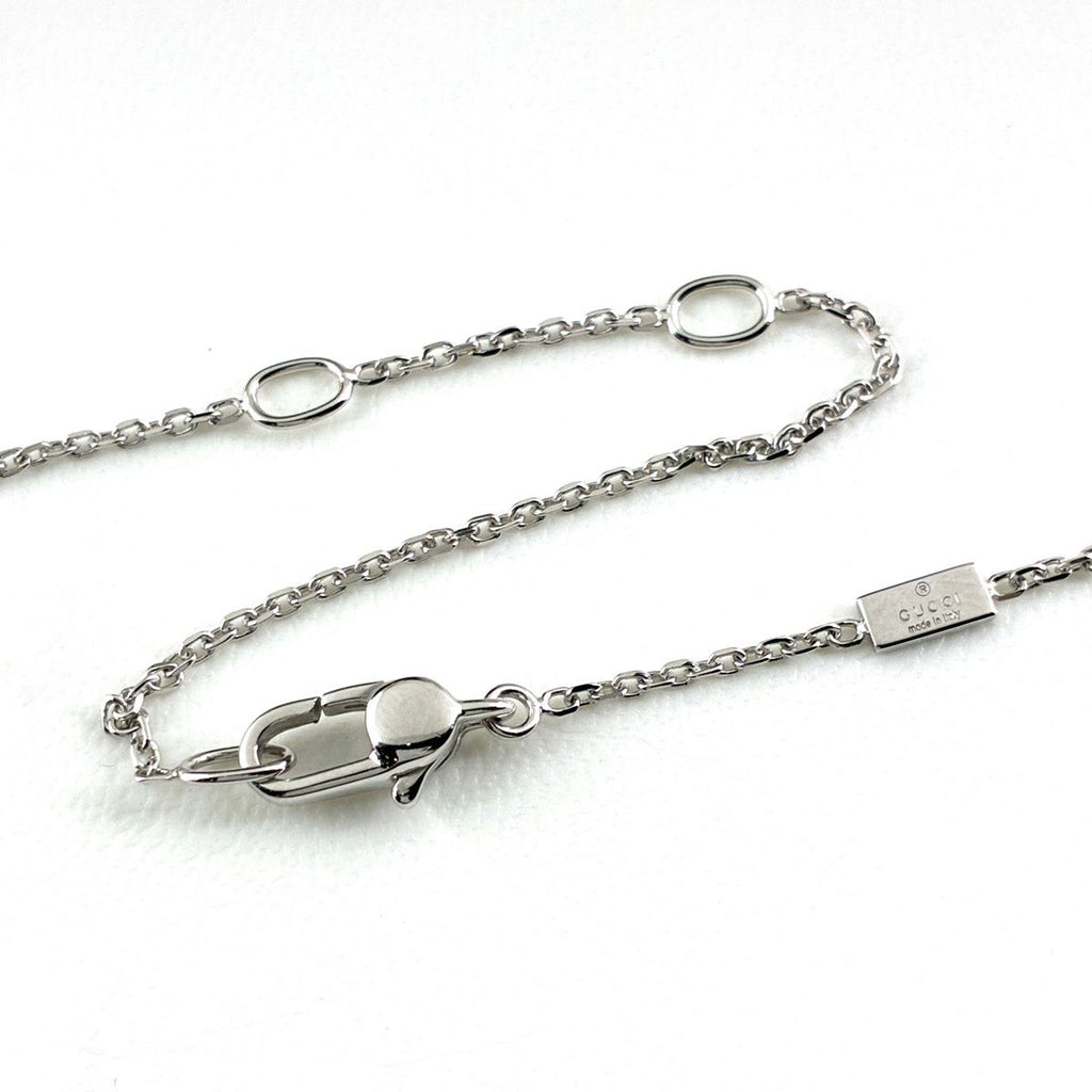 Gucci Diamond Separate Cross Necklace Pave