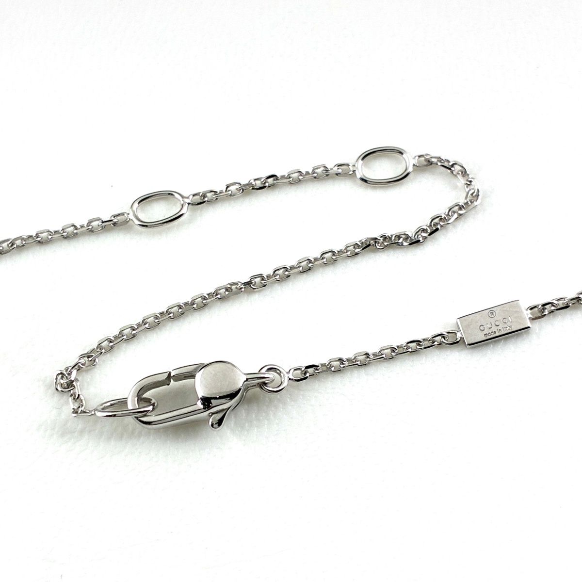 Gucci Diamond Separate Cross Necklace Pave