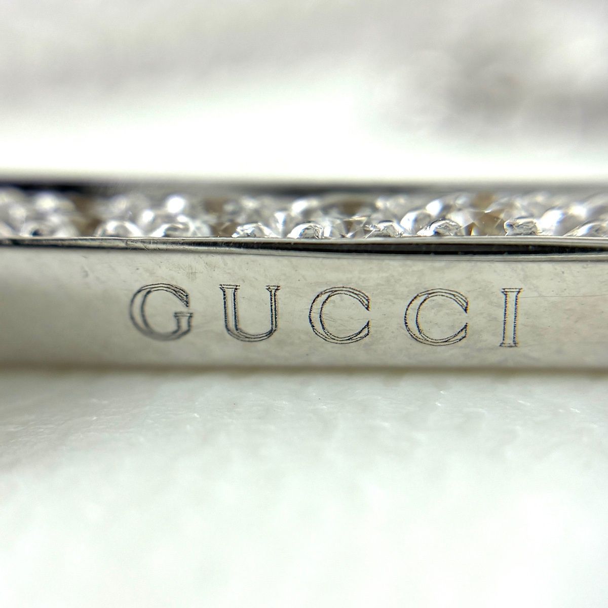 Gucci Diamond Separate Cross Necklace Pave