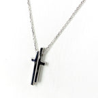 Gucci Diamond Separate Cross Necklace Pave