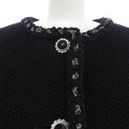 Chanel Collarless Jacket Black — view 6