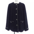 Chanel Collarless Jacket Black
