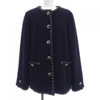 Chanel Collarless Jacket Black