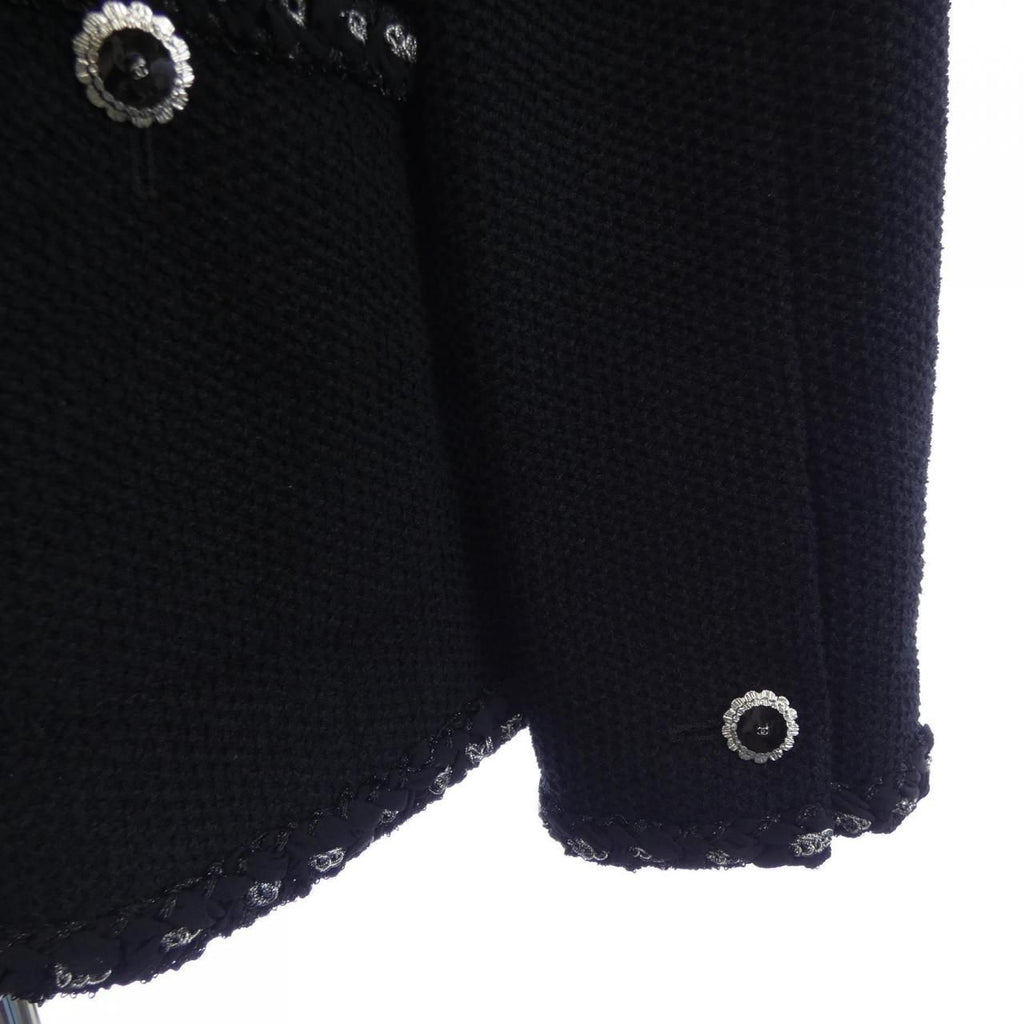 Chanel Collarless Jacket Black — view 7