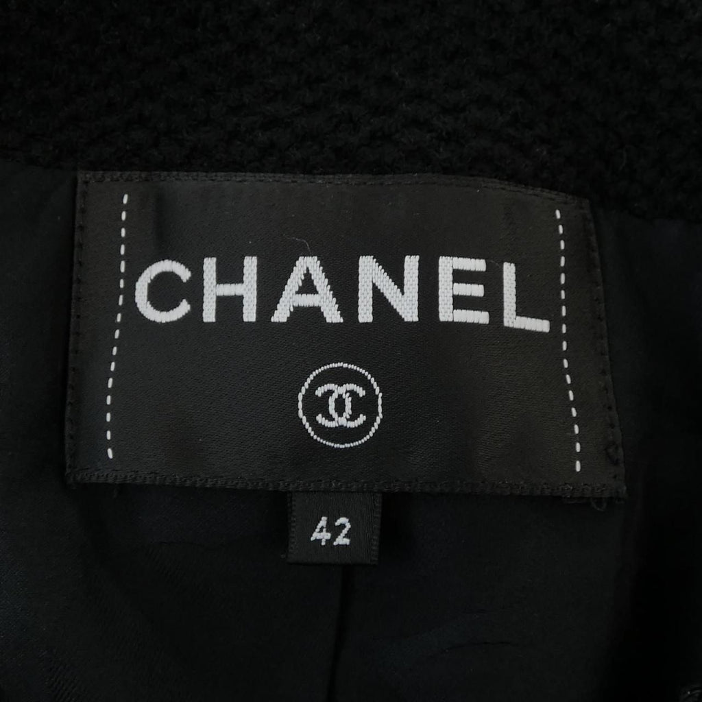 Chanel Collarless Jacket Black — view 5