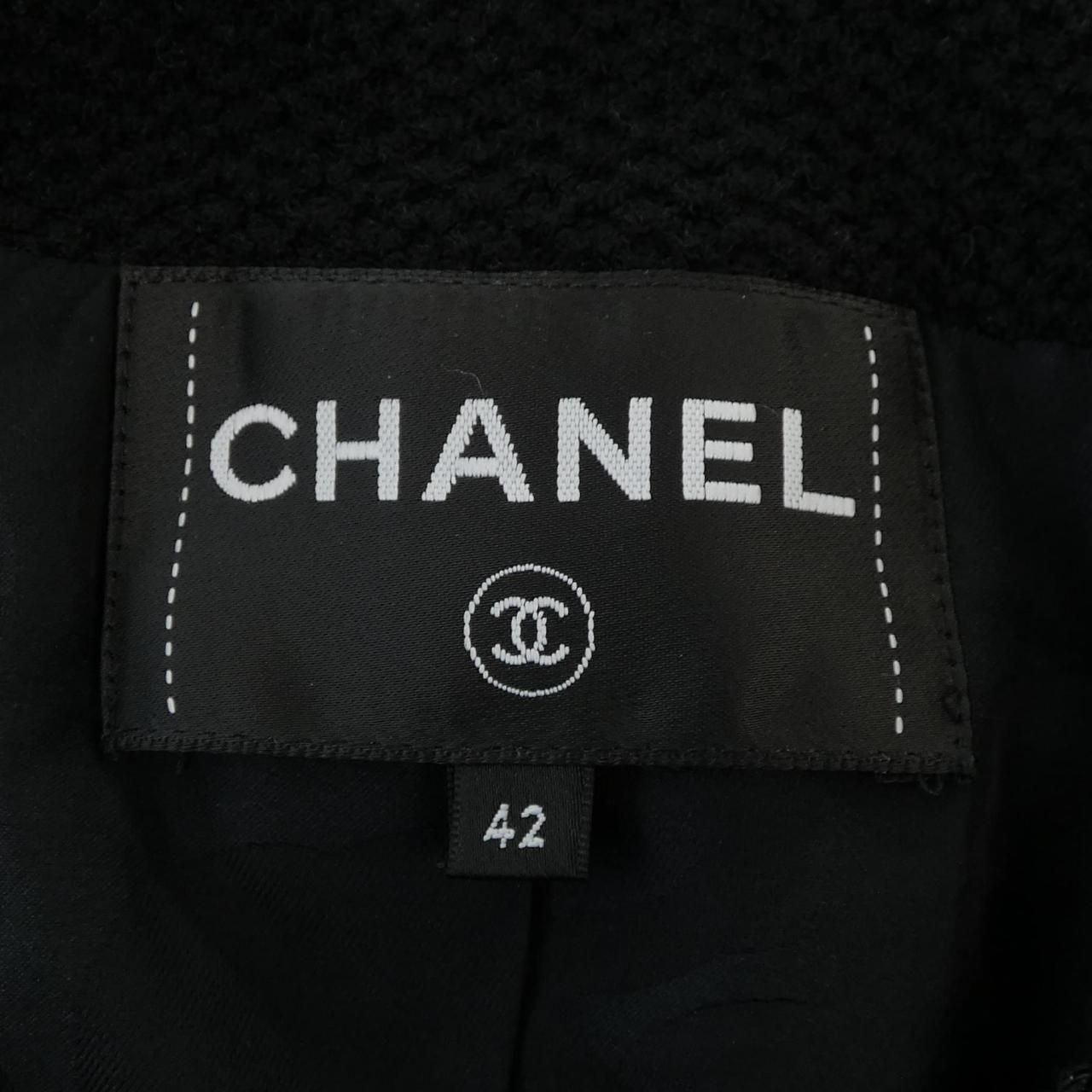 Chanel Collarless Jacket Black — view 5