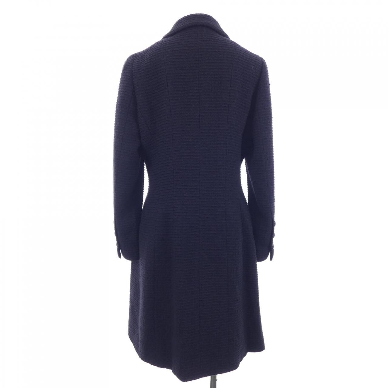 Chanel Vintage Coat Navy — view 2