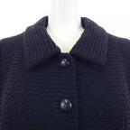 Chanel Vintage Coat Navy — view 5