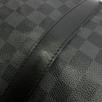 Louis Vuitton Damier Graphite Keepall Bandouliere 55 Boston Bag